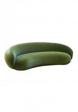 Opal Curved Upholstery Sofa 3 Seater 
